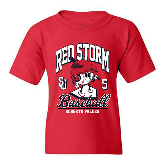 St. Johns - NCAA Baseball : Roberto Valdes - Fashion Shersey Youth T-Shirt-0