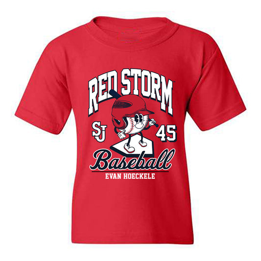 St. Johns - NCAA Baseball : Evan Hoeckele - Fashion Shersey Youth T-Shirt-0