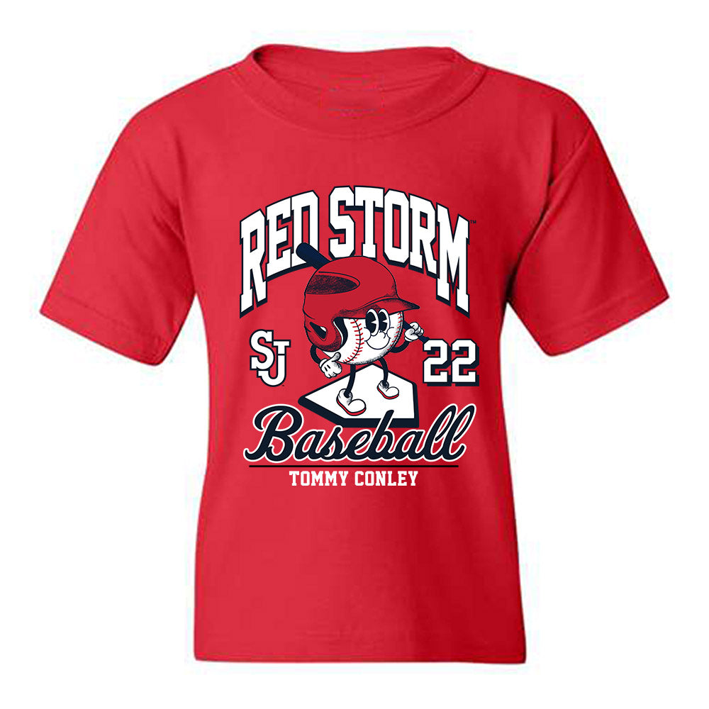 St. Johns - NCAA Baseball : Tommy Conley - Fashion Shersey Youth T-Shirt-0