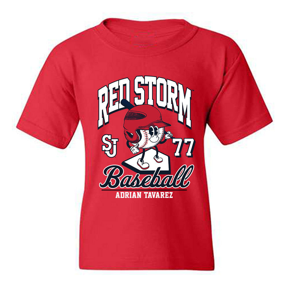 St. Johns - NCAA Baseball : Adrian Tavarez - Fashion Shersey Youth T-Shirt-0