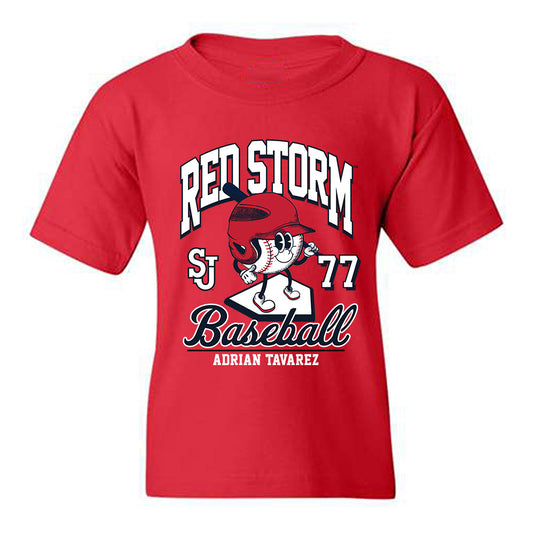 St. Johns - NCAA Baseball : Adrian Tavarez - Fashion Shersey Youth T-Shirt-0