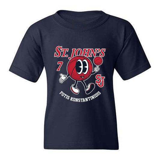 St. Johns - NCAA Men's Basketball : Fotis Konstantinidis - Fashion Shersey Youth T-Shirt-0