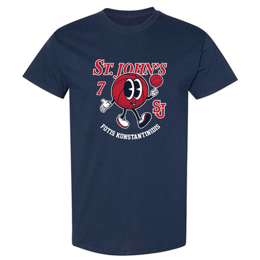 St. Johns - NCAA Men's Basketball : Fotis Konstantinidis - Fashion Shersey T-Shirt-0