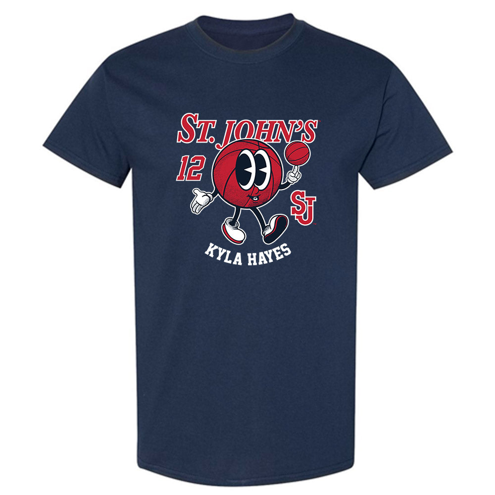 St. Johns - NCAA Women's Basketball : Kyla Hayes - Fashion Shersey T-Shirt-0