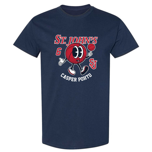St. Johns - NCAA Men's Basketball : Casper Pohto - Fashion Shersey T-Shirt-0