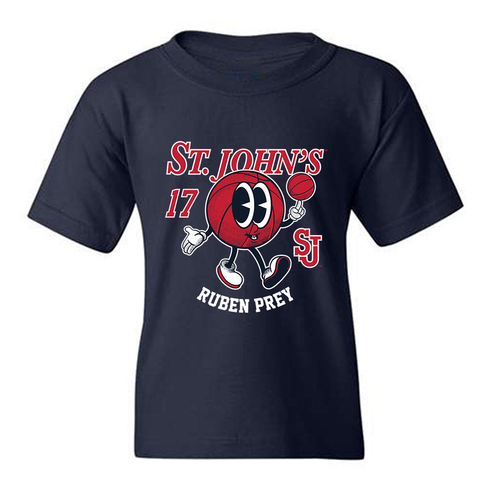 St. Johns - NCAA Men's Basketball : Ruben Prey - Fashion Shersey Youth T-Shirt-0