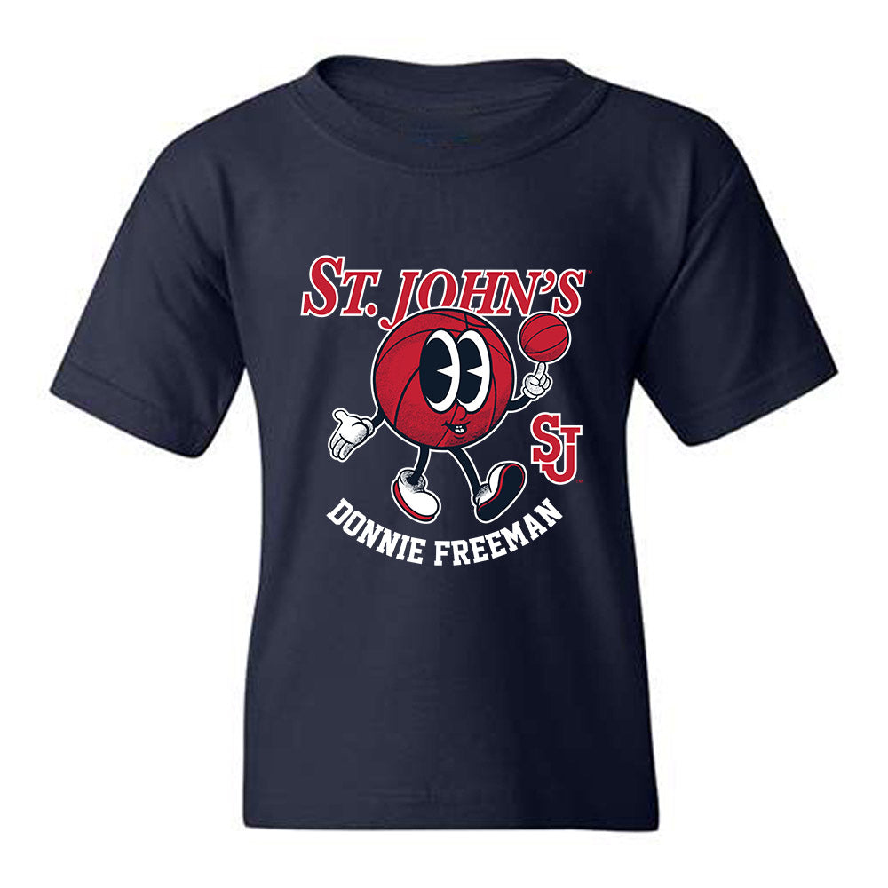 St. Johns - NCAA Men's Basketball : Donnie Freeman - Fashion Shersey Youth T-Shirt-0