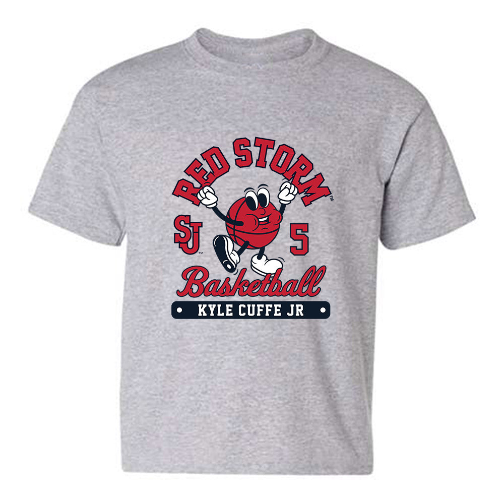 St. Johns - NCAA Men's Basketball : Kyle Cuffe Jr - Fashion Shersey Youth T-Shirt-0