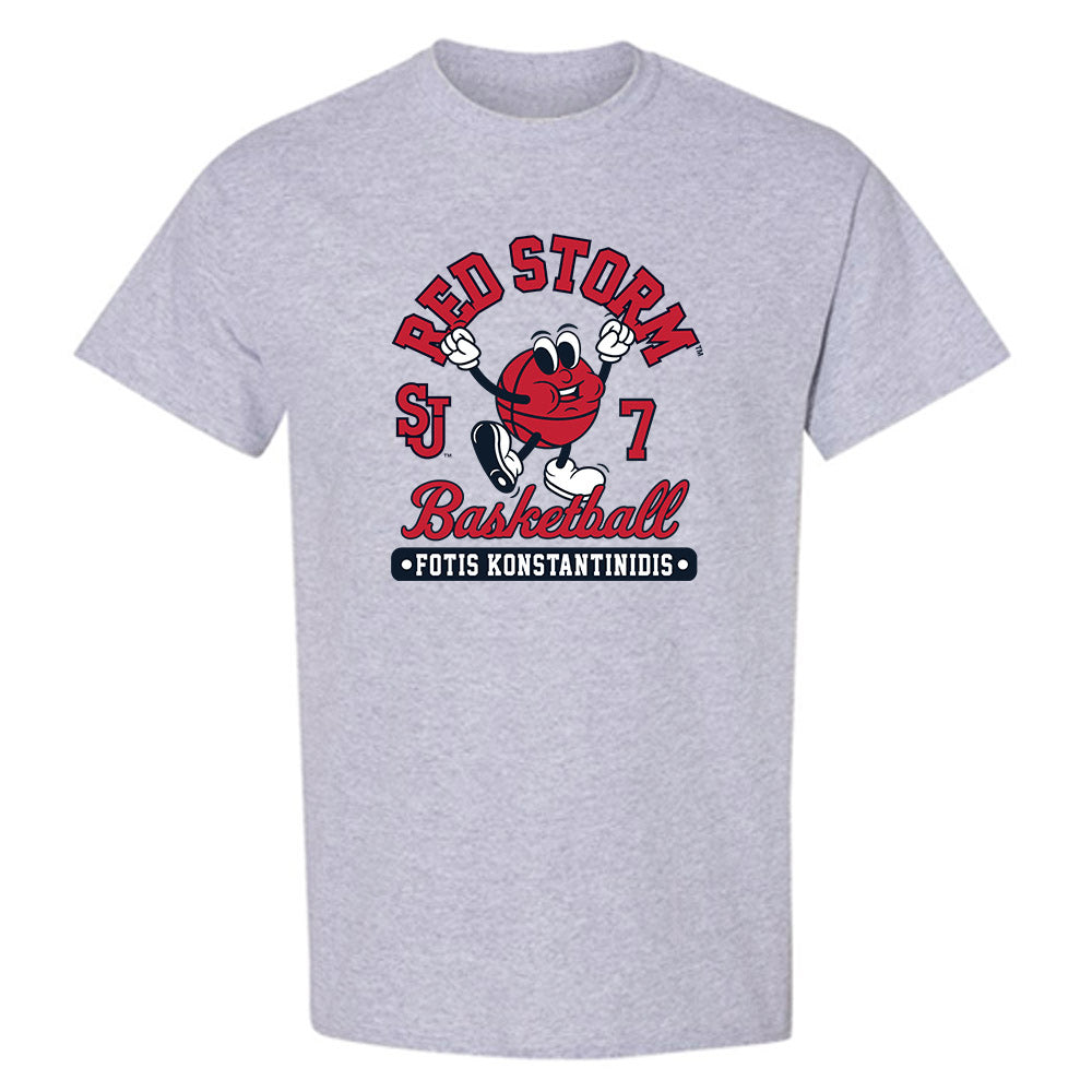 St. Johns - NCAA Men's Basketball : Fotis Konstantinidis - Fashion Shersey T-Shirt-0