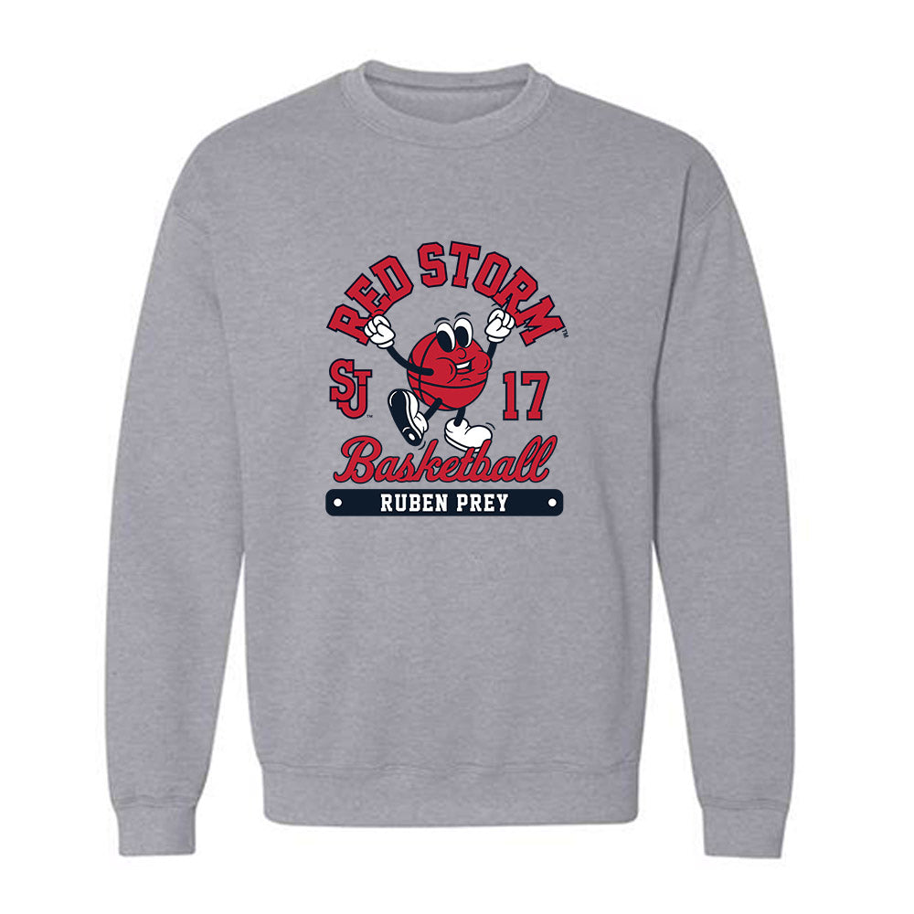 St. Johns - NCAA Men's Basketball : Ruben Prey - Fashion Shersey Crewneck Sweatshirt-0