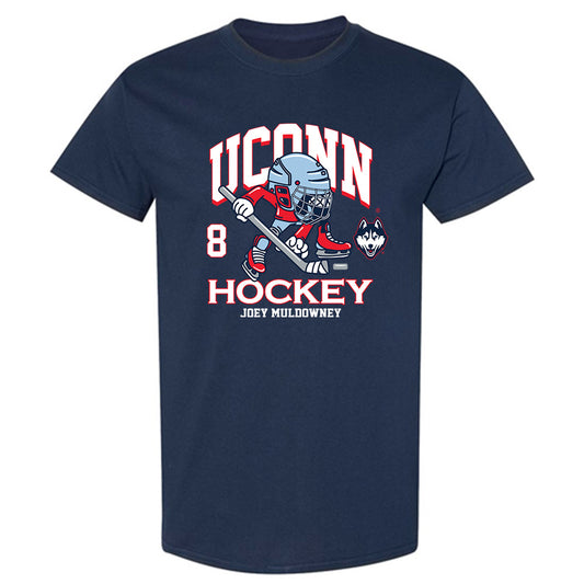 UConn - NCAA Men's Ice Hockey : Joey Muldowney - Fashion Shersey T-Shirt-0