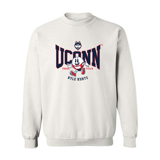 UConn - NCAA Men's Track & Field : Kyle Kurtz - Fashion Shersey Crewneck Sweatshirt-0