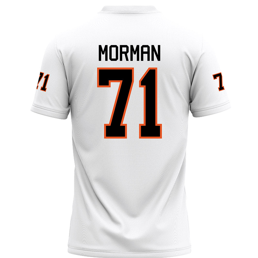UTPB - NCAA Football : Caleb Morman - White Football Jersey-1