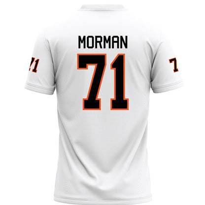 UTPB - NCAA Football : Caleb Morman - White Football Jersey-1
