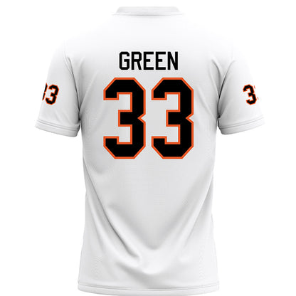UTPB - NCAA Football : Devin Green - White Football Jersey-1