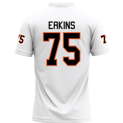 UTPB - NCAA Football : Torbyn Eakins - White Football Jersey-1
