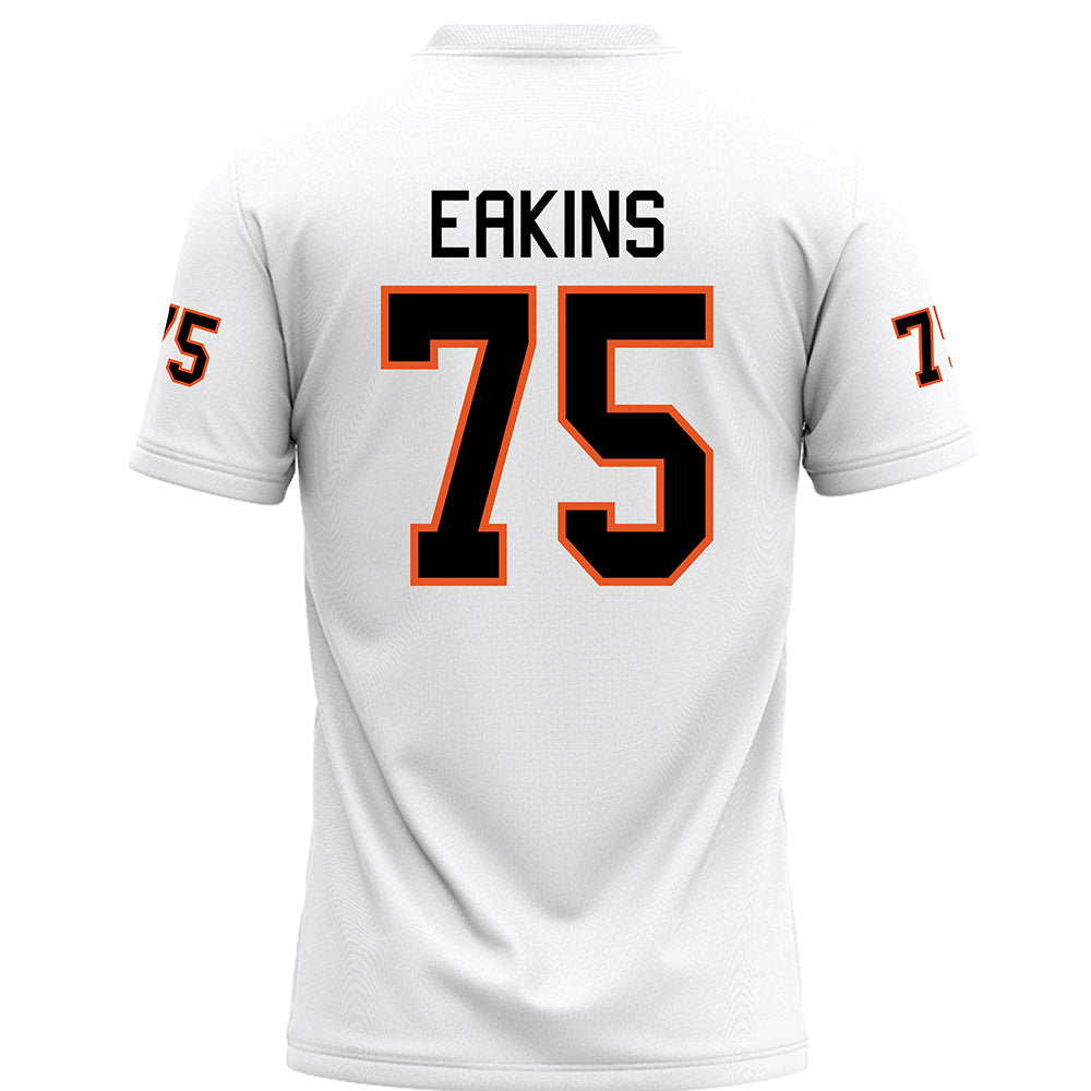 UTPB - NCAA Football : Torbyn Eakins - White Football Jersey-1