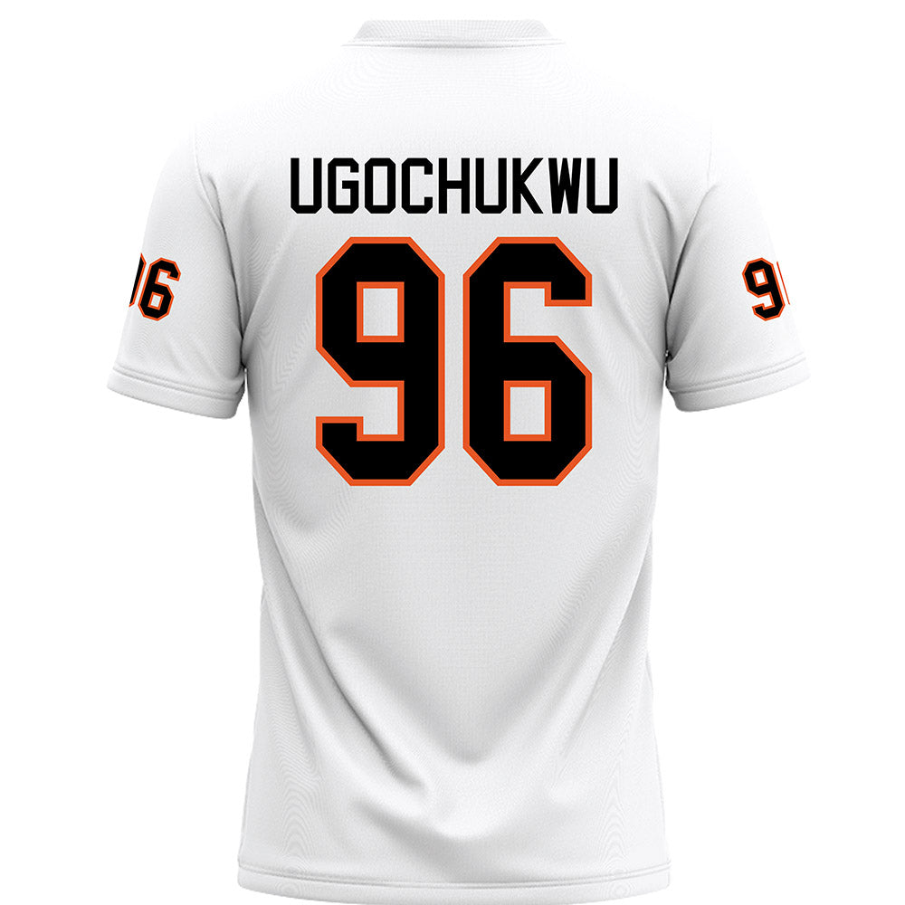 UTPB - NCAA Football : Godgive Ugochukwu - White Football Jersey-1