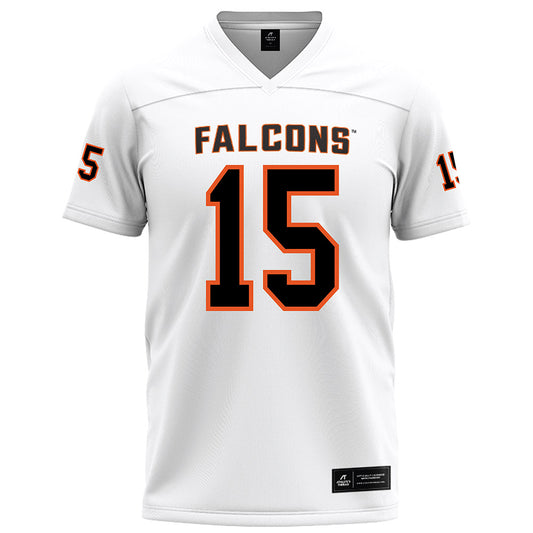 UTPB - NCAA Football : Edwin Merriweather III - White Football Jersey-0
