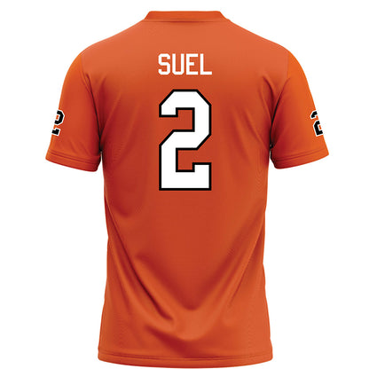 UTPB - NCAA Football : Traylen Suel - Orange Football Jersey-1