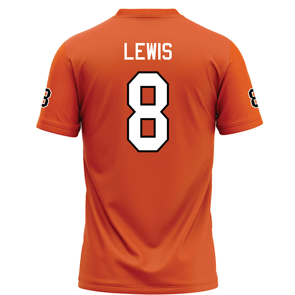UTPB - NCAA Football : Tylinn Lewis - Orange Football Jersey-1