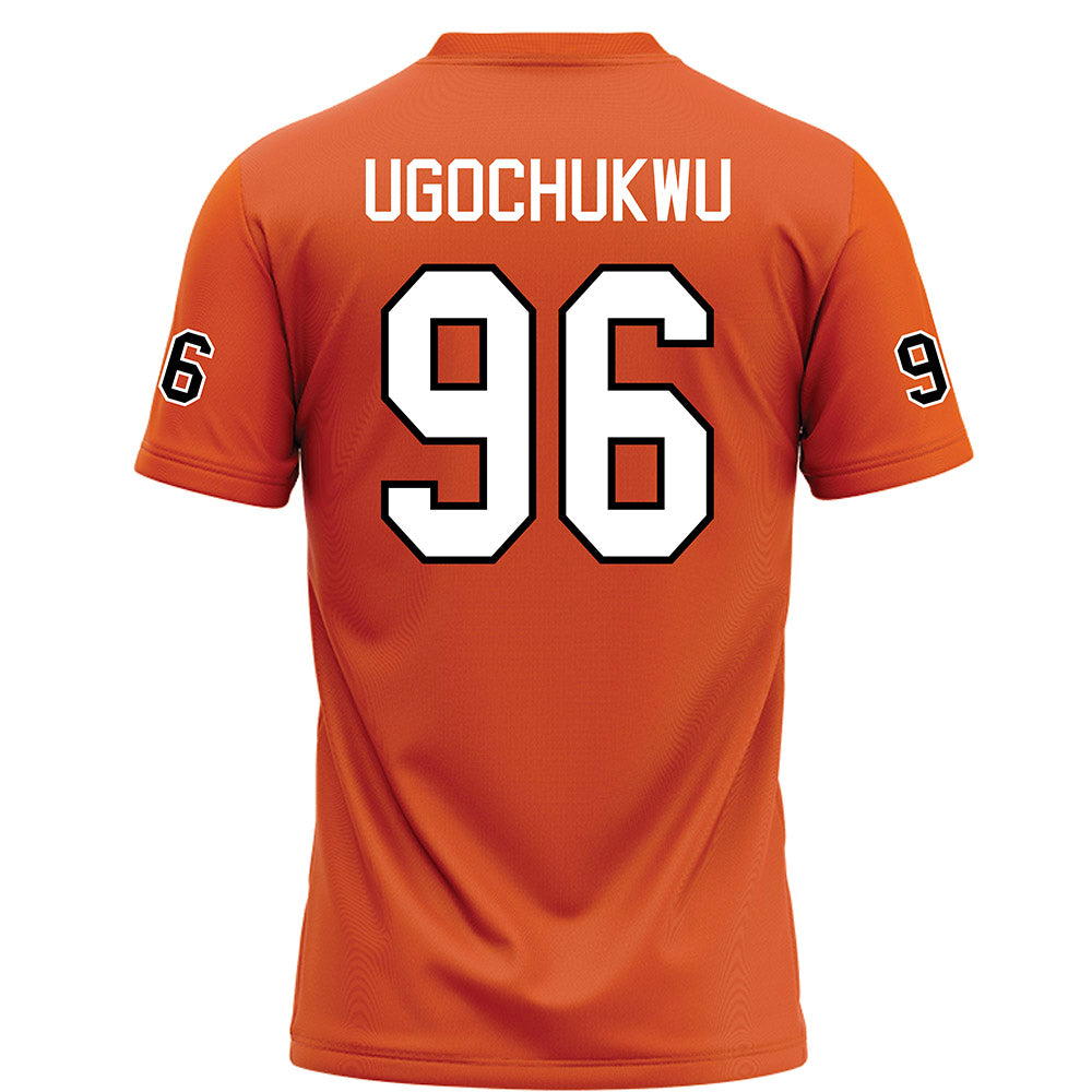 UTPB - NCAA Football : Godgive Ugochukwu - Orange Football Jersey-1