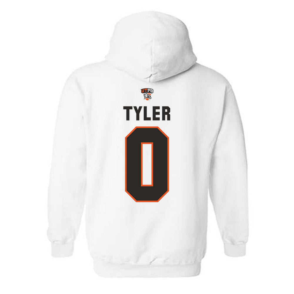 UTPB - NCAA Football : Cam Tyler - Replica Shersey Hooded Sweatshirt-1