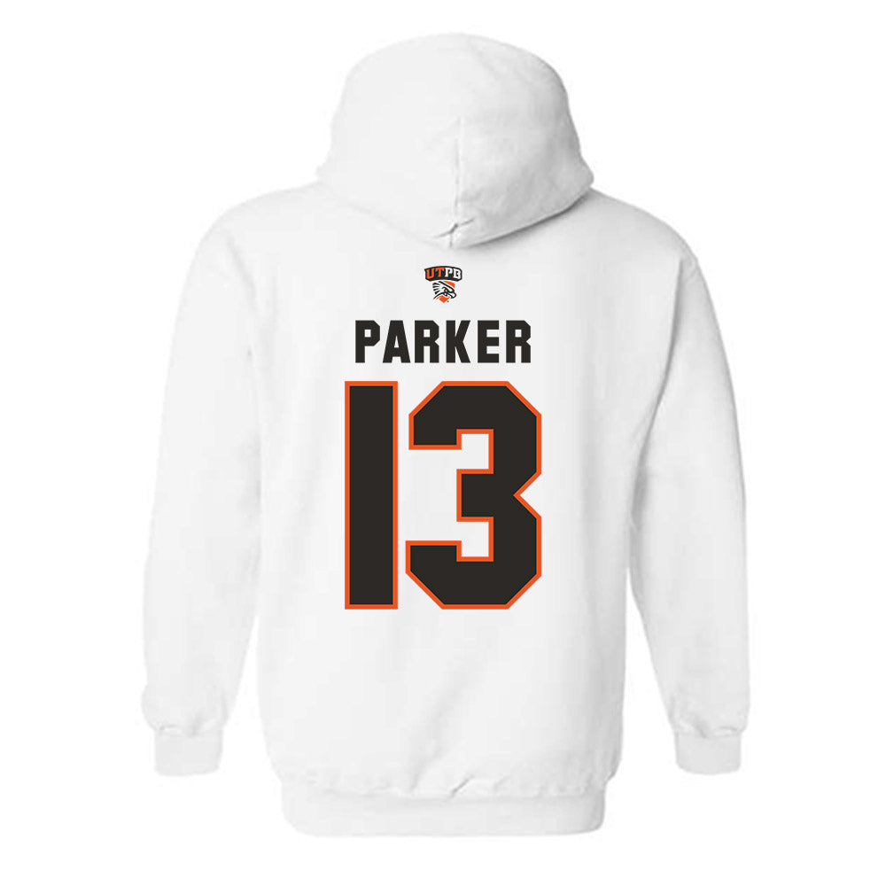 UTPB - NCAA Football : Randle Parker - Replica Shersey Hooded Sweatshirt-1
