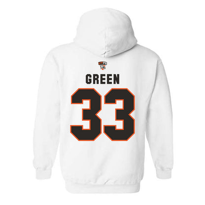 UTPB - NCAA Football : Devin Green - Replica Shersey Hooded Sweatshirt-1