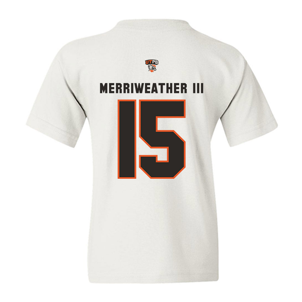 UTPB - NCAA Football : Edwin Merriweather III - Replica Shersey Youth T-Shirt-1