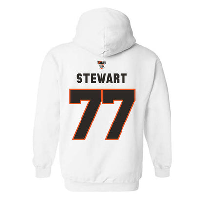 UTPB - NCAA Football : Braylon Stewart - Replica Shersey Hooded Sweatshirt-1