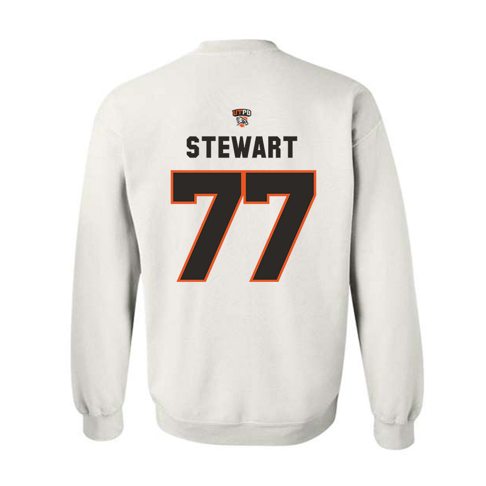 UTPB - NCAA Football : Braylon Stewart - Replica Shersey Crewneck Sweatshirt-1