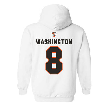 UTPB - NCAA Football : Jarred Washington - Replica Shersey Hooded Sweatshirt-1