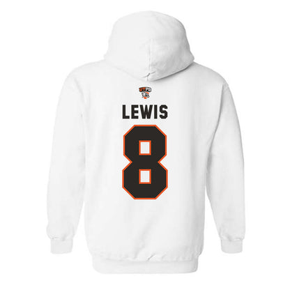UTPB - NCAA Football : Tylinn Lewis - Replica Shersey Hooded Sweatshirt-1