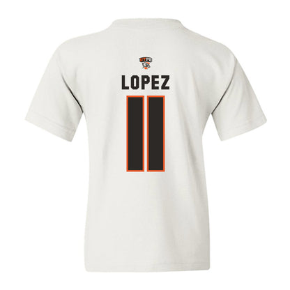UTPB - NCAA Football : Dominic Lopez - Replica Shersey Youth T-Shirt-1