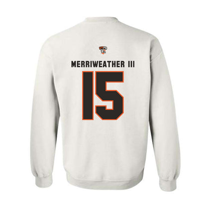 UTPB - NCAA Football : Edwin Merriweather III - Replica Shersey Crewneck Sweatshirt-1