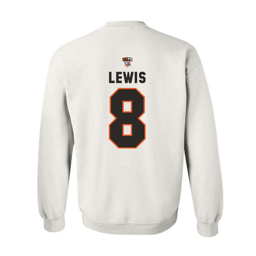 UTPB - NCAA Football : Tylinn Lewis - Replica Shersey Crewneck Sweatshirt-1