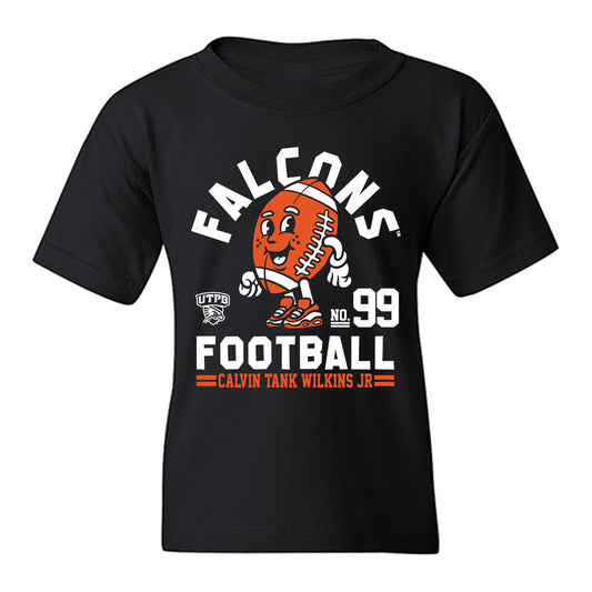 UTPB - NCAA Football : Calvin TANK Wilkins Jr - Fashion Shersey Youth T-Shirt-0