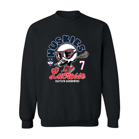 UConn - NCAA Women's Lacrosse : Kaitlyn Garbowski - Fashion Shersey Crewneck Sweatshirt-0