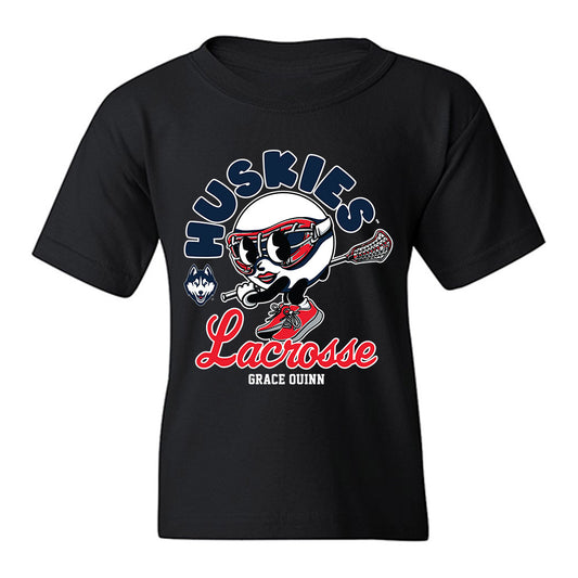 UConn - NCAA Women's Lacrosse : Grace Quinn - Fashion Shersey Youth T-Shirt-0