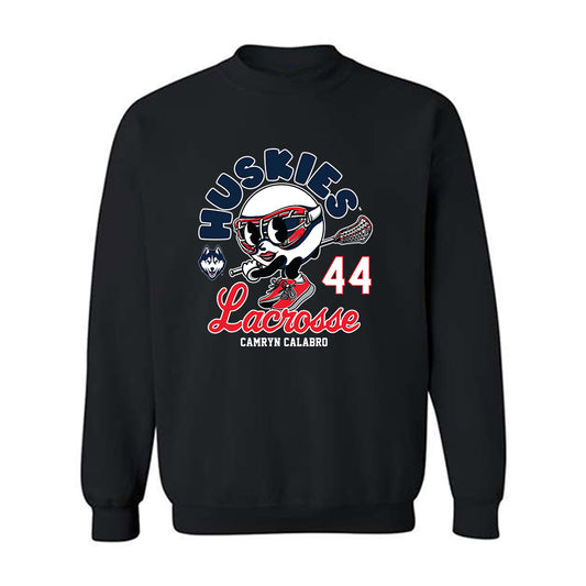 UConn - NCAA Women's Lacrosse : Camryn Calabro - Fashion Shersey Crewneck Sweatshirt-0