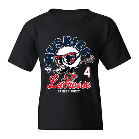 UConn - NCAA Women's Lacrosse : Camryn Tomey - Fashion Shersey Youth T-Shirt-0