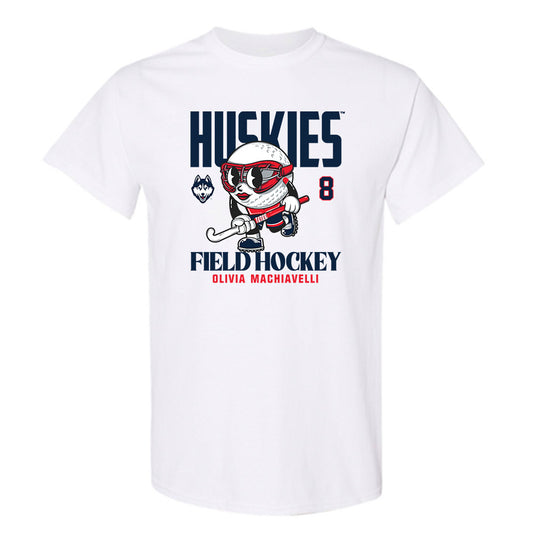 UConn - NCAA Women's Field Hockey : Olivia Machiavelli - Fashion Shersey T-Shirt-0