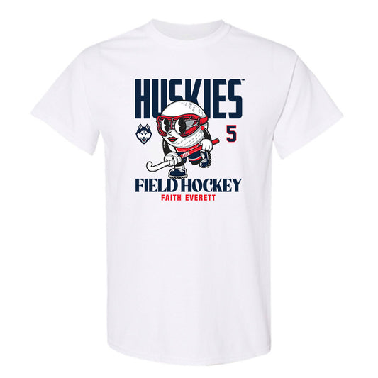 UConn - NCAA Women's Field Hockey : Faith Everett - Fashion Shersey T-Shirt-0