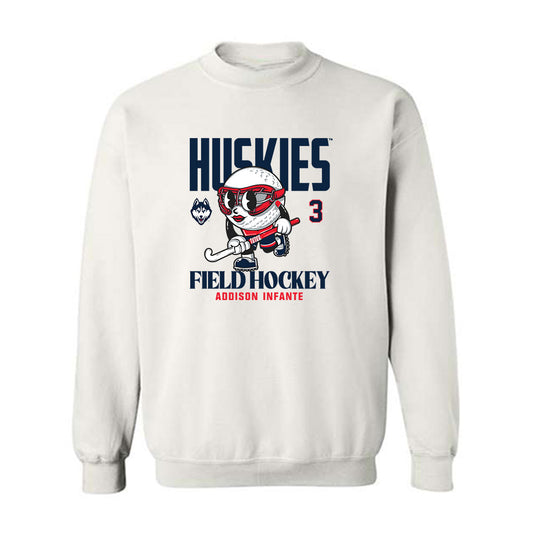 UConn - NCAA Women's Field Hockey : Addison Infante - Fashion Shersey Crewneck Sweatshirt-0