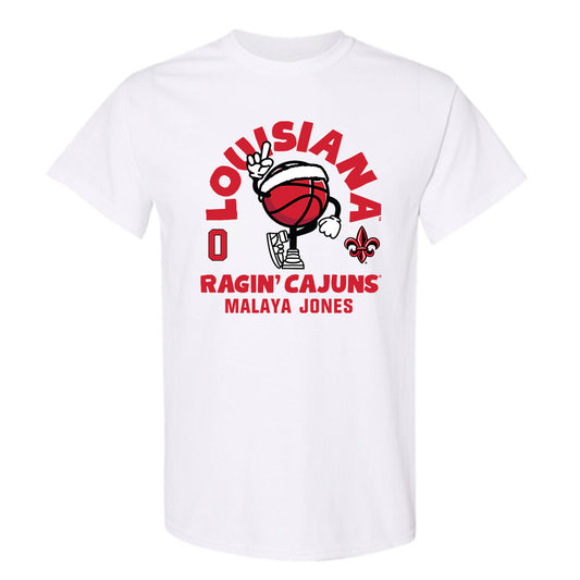 Louisiana - NCAA Women's Basketball : Malaya Jones - Fashion Shersey T-Shirt-0