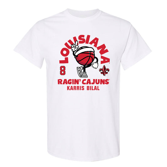Louisiana - NCAA Men's Basketball : Karris Bilal - Fashion Shersey T-Shirt-0