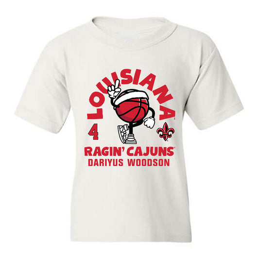 Louisiana - NCAA Men's Basketball : Dariyus Woodson - Fashion Shersey Youth T-Shirt-0