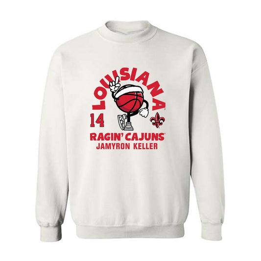 Louisiana - NCAA Men's Basketball : Jamyron Keller - Fashion Shersey Crewneck Sweatshirt-0