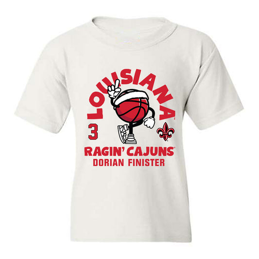 Louisiana - NCAA Men's Basketball : Dorian Finister - Fashion Shersey Youth T-Shirt-0
